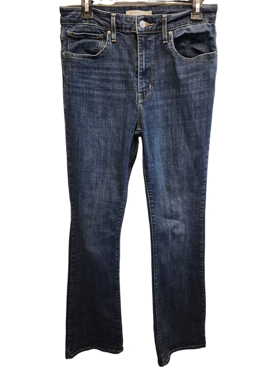 Levi's Denim - Levi's 725 High Rise Bootcut Jeans Women's Size 30 Dark Wash Stretch Denim